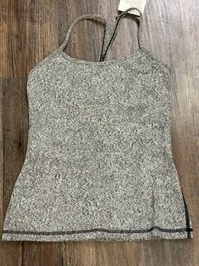 lululemon athletica Gray Marled Strappy Tank